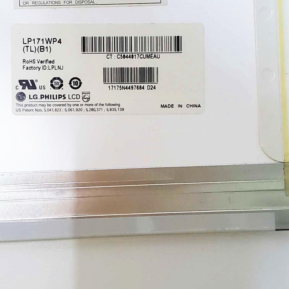LP171WP4-TLB1 TLN1 Laptop Lcd Screen 17 inchs 30pins Lvds 1 pcs CCFL Lcd Matrix dispaly B170PW06 LTN170BT08 N170C2-L02 LTN170X2