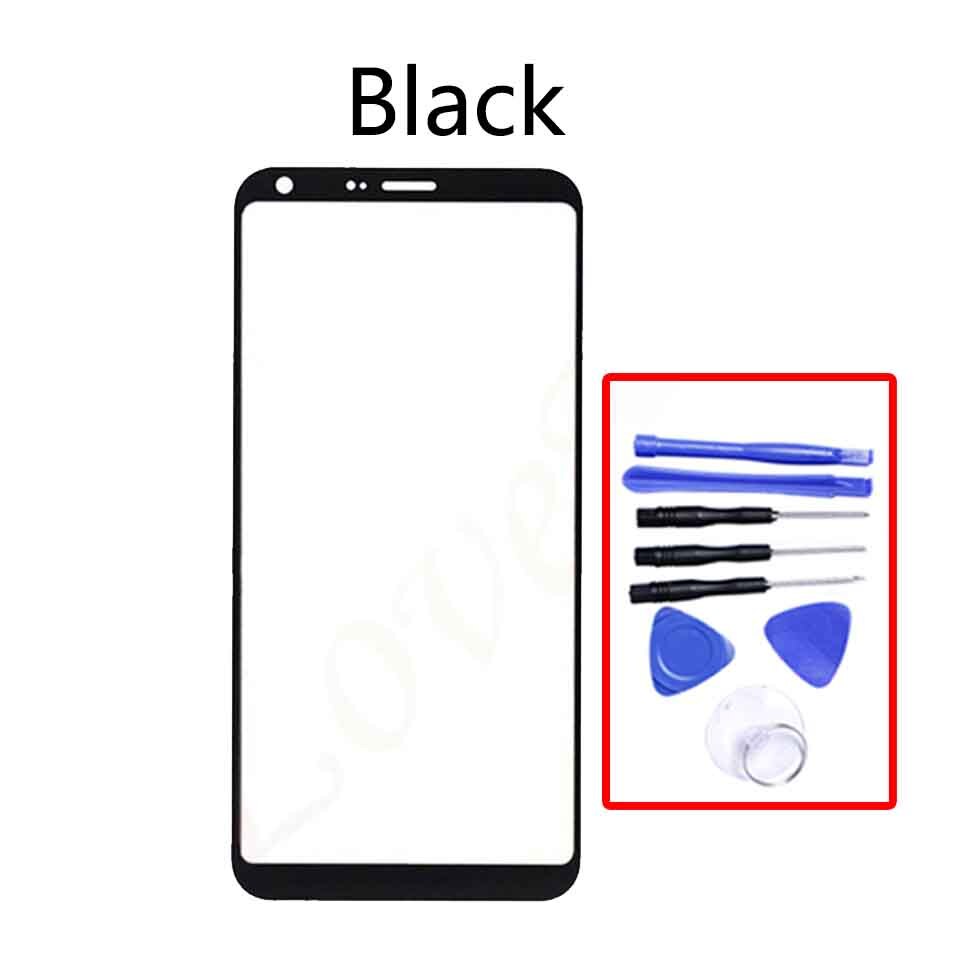 5.5 "Touchscreen per LG Q6 M700A Q6A M700N Lcd Frontale Dello Schermo di Tocco Esterno Obiettivo di Vetro per G6 Mini Anteriore pannello di Ricambio: Black-With tool