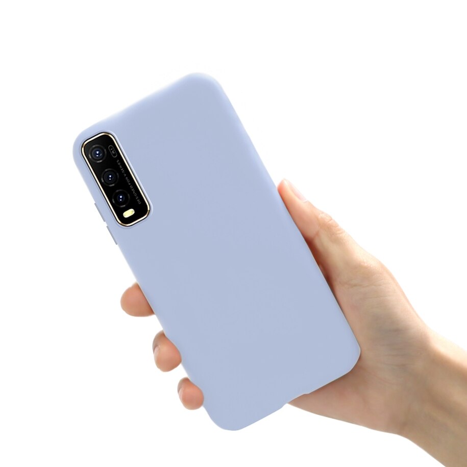 Schutzhülle für vivo  y70s, 5g und einfarbig 70s stoßfest  y70s y70t y51s y50t weiches gehäbenutzen: Für vivo  y51s / Lila