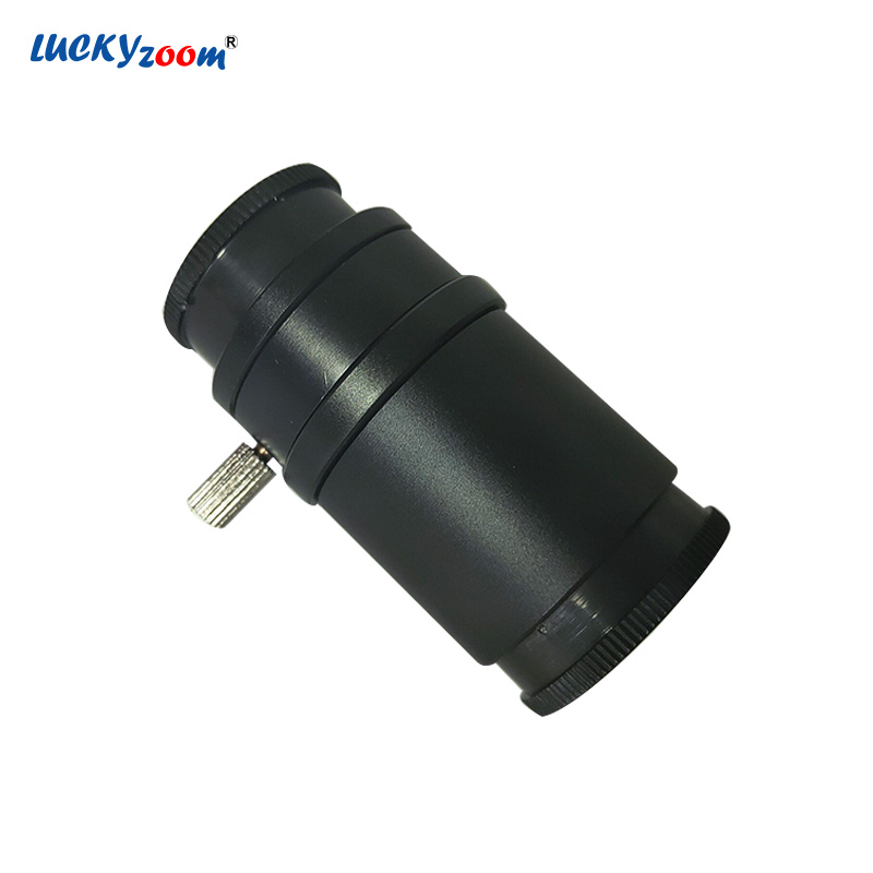 Lucky Zoom Stereo Microscope Camera Adapter 1X C-Mount Adapter For Trinocular Microscope Digital CCD USB Camera CTV Accessories