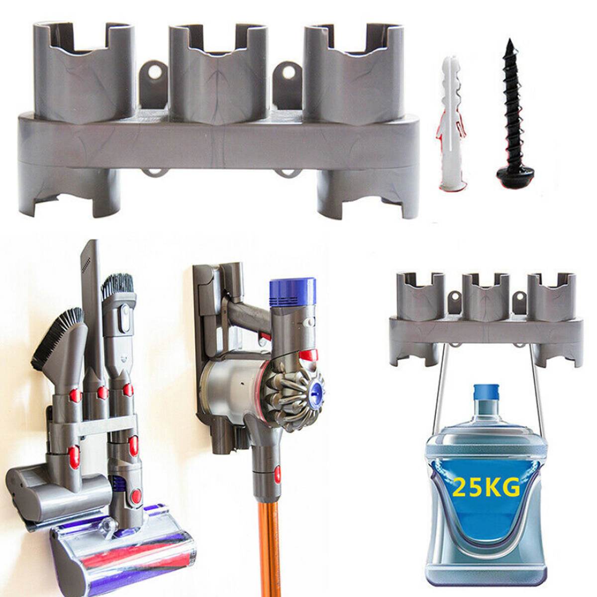 Soporte de almacenamiento para piezas de limpiador al vacío, Base de herramientas con boquilla, muelles, accesorios de estación para Dyson V7 V8 V10
