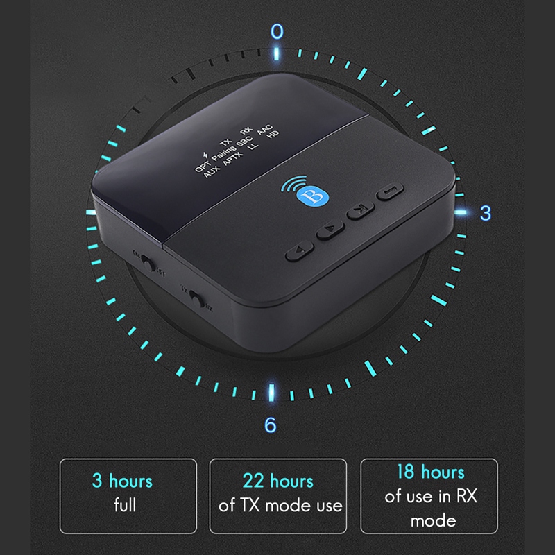 Bluetooth 880 wireless-adapter ble 5.0 hifi-audio-empfänger und -sender (aptx hd) 2 in 1