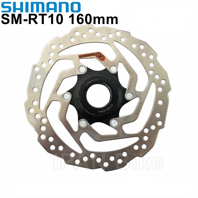 Rotore Disco Freno Shimano Altus SM-RT10-S Center Lock 160 Mm Per Pastiglie Resina