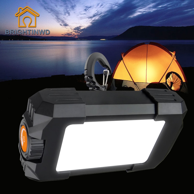 10W Camping Tent Licht Outdoor Oplaadbare Draagbare Lantaarn 27 Leds Lamp 500LM Flasher Zaklamp Met Usb Interface Brightinwd