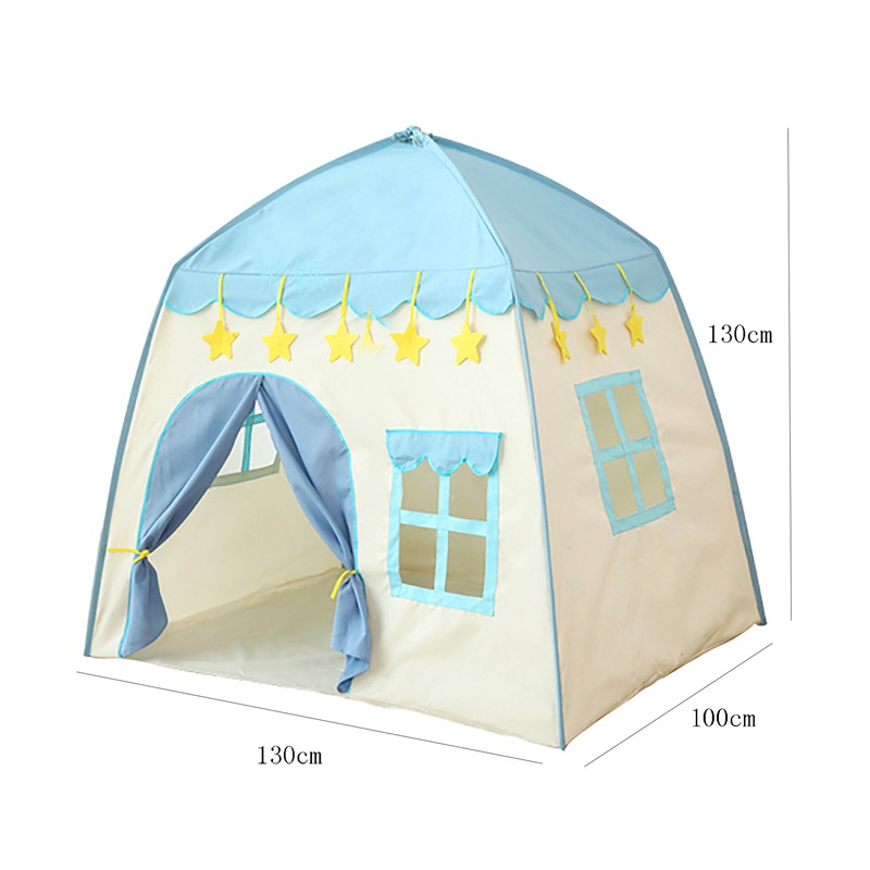 1,3 M Tragbare kinder Zelt Wigwam Klapp Kinder Zelte Baby Spielen Haus Große Mädchen Rosa Prinzessin Burg Kind Zimmer decor