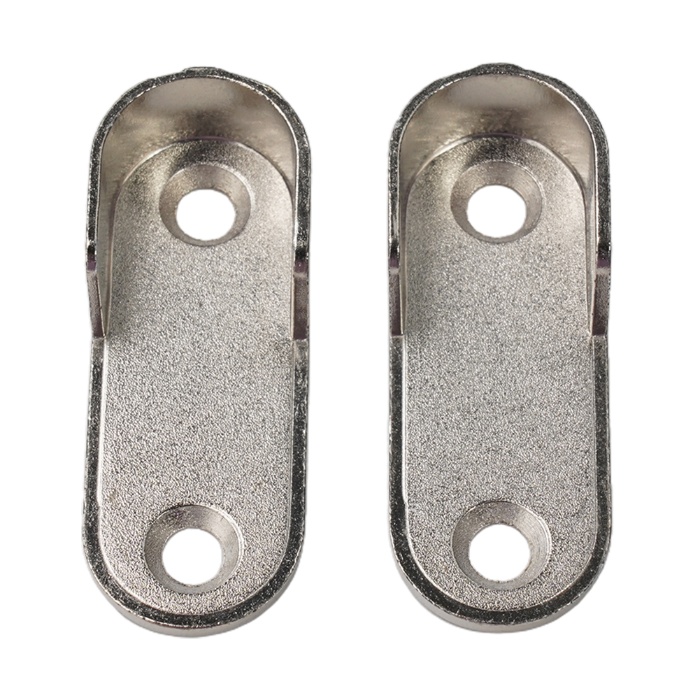 2/4/8 stücke Kleiderschrank Halterung Heavy Duty Edelstahl Stange Buchse Flansch Stange Halter Schrank Stange Ende unterstützung U-förmige Schrank Halterung