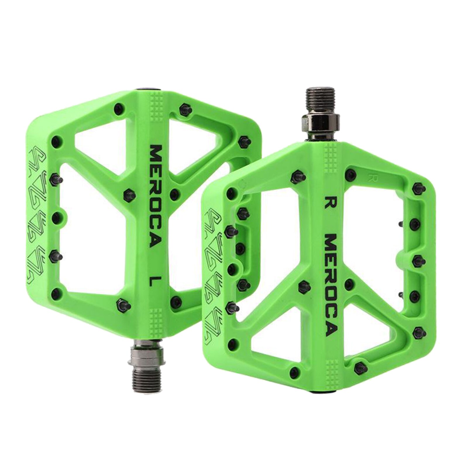 Bicycle Mountain Bike Pedals BMX Sealed Bearing 9/16'' Wide Platform Mongoose Part Platform Cleats Mini Peddles Stamp