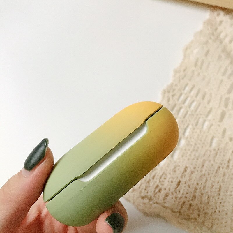 Gradient matte harde plastic hoes voor samsung galaxy buds+ plus oordopjes, beschermhoes voor galaxy buds hoesje