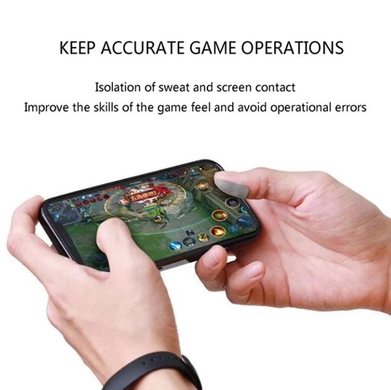 10Stck nicht-Unterhose Einweg Kohlenstoff Faser praktisch-Spiel Finger Aufkleber Einweg Handy, Mobiltelefon Spielen Aufkleber