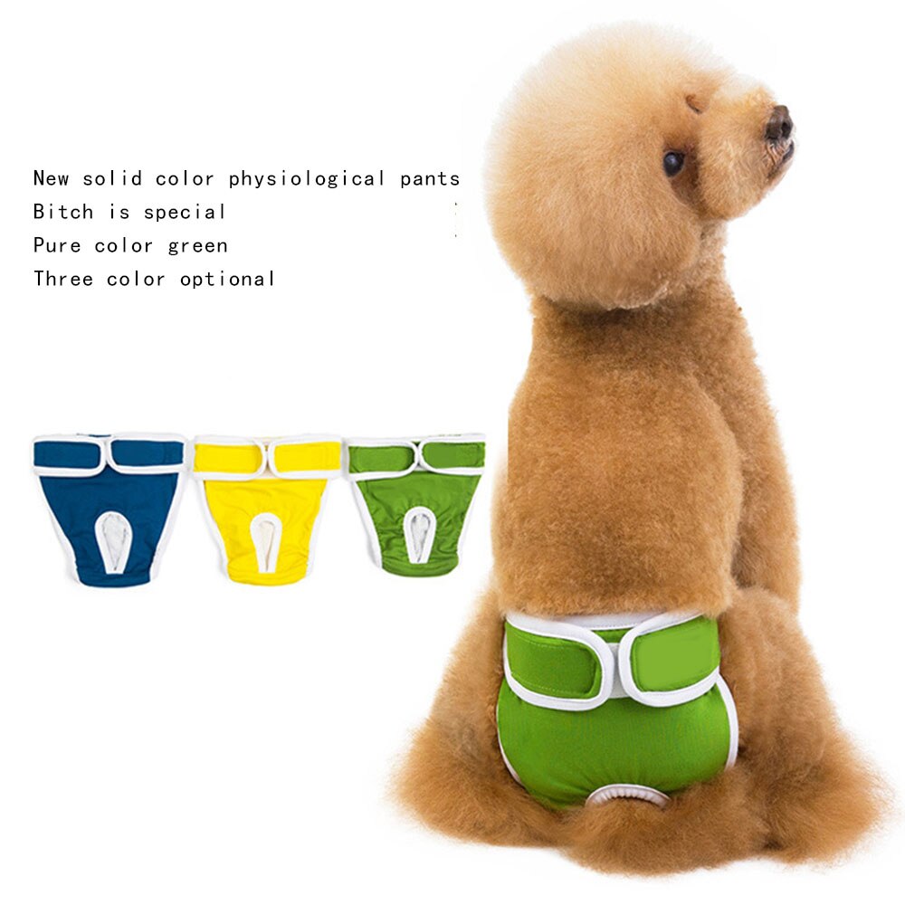Dog Diapers Physiological Pants Washable Female Dog Shorts Soft Dogs Pants Pets Underwear Sanitary Panties S-2XL