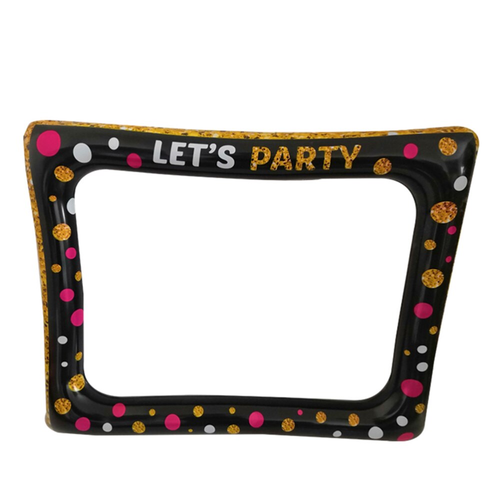 Nouvel an cadre Photo gonflable cadre Photo à main accessoire Photo accessoires de photographie fournitures de fête