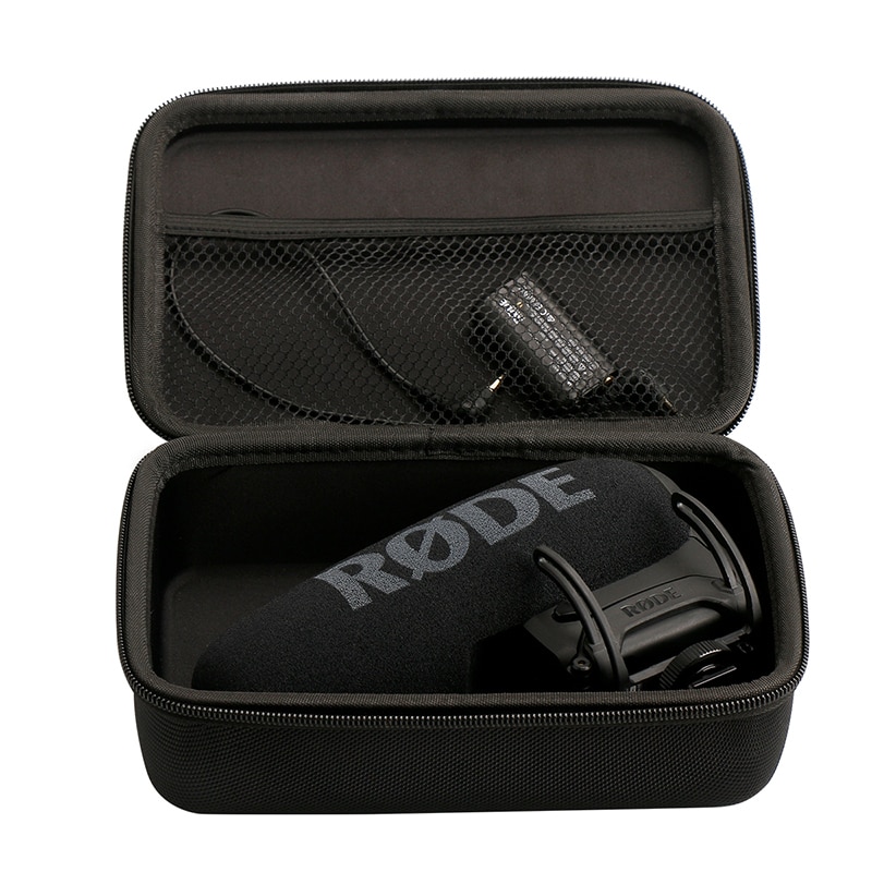 Microfoon Accessoire Beschermen Storage Case Box voor Rode VideoMic Pro Plus Op-Camera Microfoon Harde Reistas Zak: Default Title