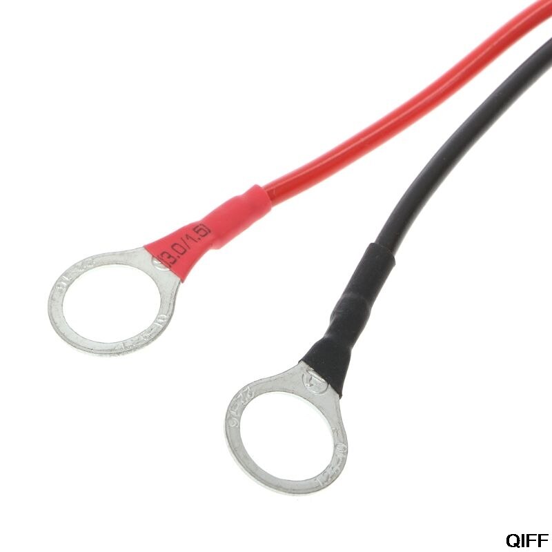 12V Motorcycle Battery Charger Terminal Ring Connector Cable Output Connecting May06