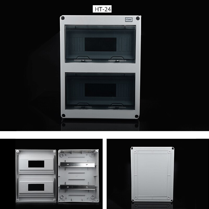 2/5/8/12/15/18/24Ways Electrical Distribution Box Outdoor Circuit Breaker MCB Power Plastic Junction Box Waterproof Project Case