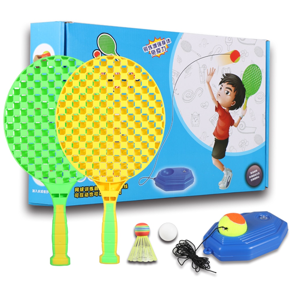 Multi Functie Interessante Tennis Training Badminton Training Tafeltennis Training Voor Zelf Training Leisure Ontspanning Kind