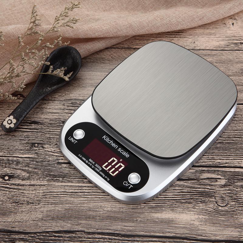 Kitchen Scales 3kg/0.1g 10Kg/1g Digital Electronic Kitchen Food Diet Postal Scale Weight Balance G OZ ML Electronic Scale