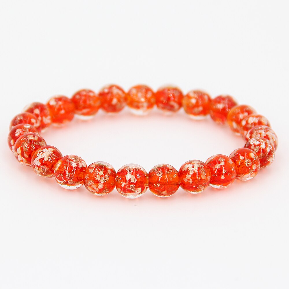 Armbänder für frauen charme für schmuck machen mädchen Rot Armband leucht 810mm Nächtlichen licht Quicksand perlen yoga jóias