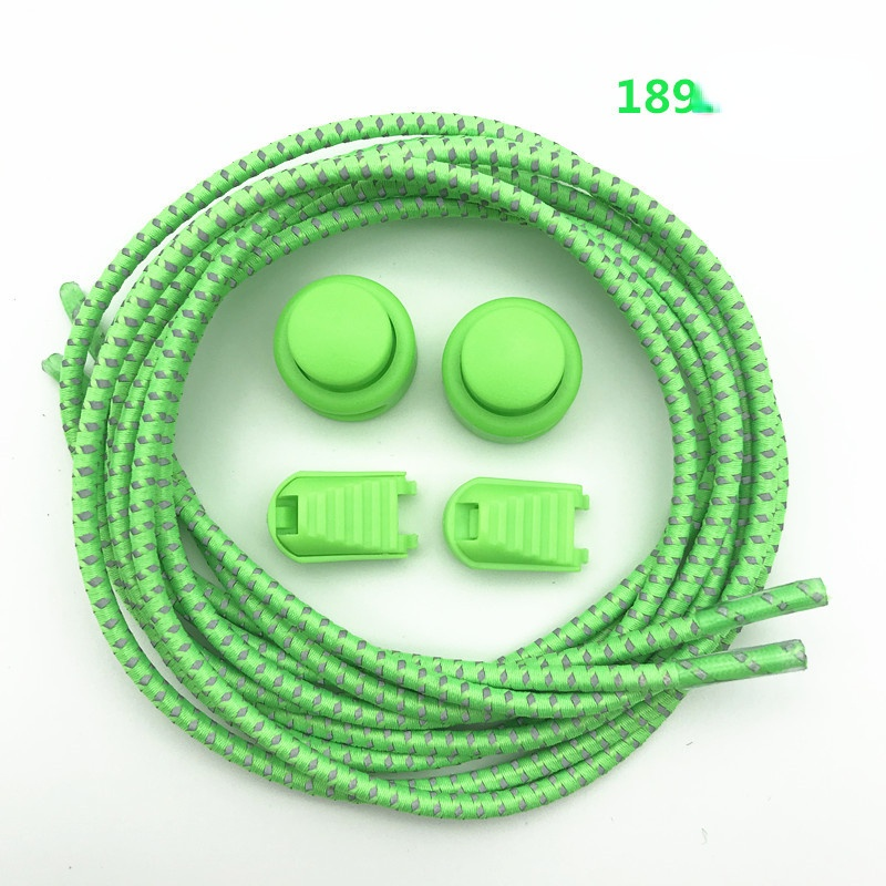 Schnürsenkel Kreative Schnell Keine Krawatte Schnürsenkel freundlicher Erwachsene unisex Schnürsenkel Turnschuhe Sport Faul Schnürsenkel Reflektierende Elastische Elastische: Grün