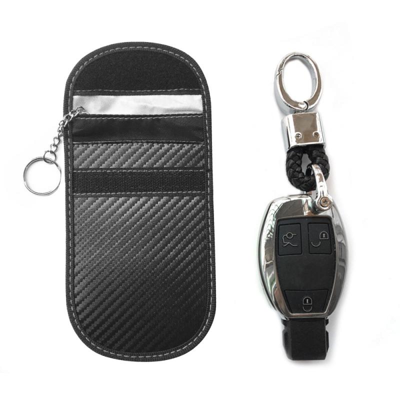 Car Key Signal Blocker Case Faraday Cage Fob Pouch Keyless RFID Blocking Bag Signal Blocking Bag Cover Signal Blocker