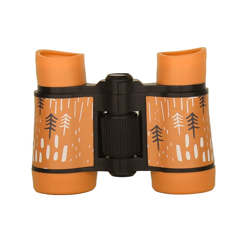 4x30 Binocolo Colorato Telescopio Fisso Zoom Anti-skid Regolabile In Gomma Giocattolo Per Bambini All'aperto Bird Watching Telescopio di Viaggio regali: O