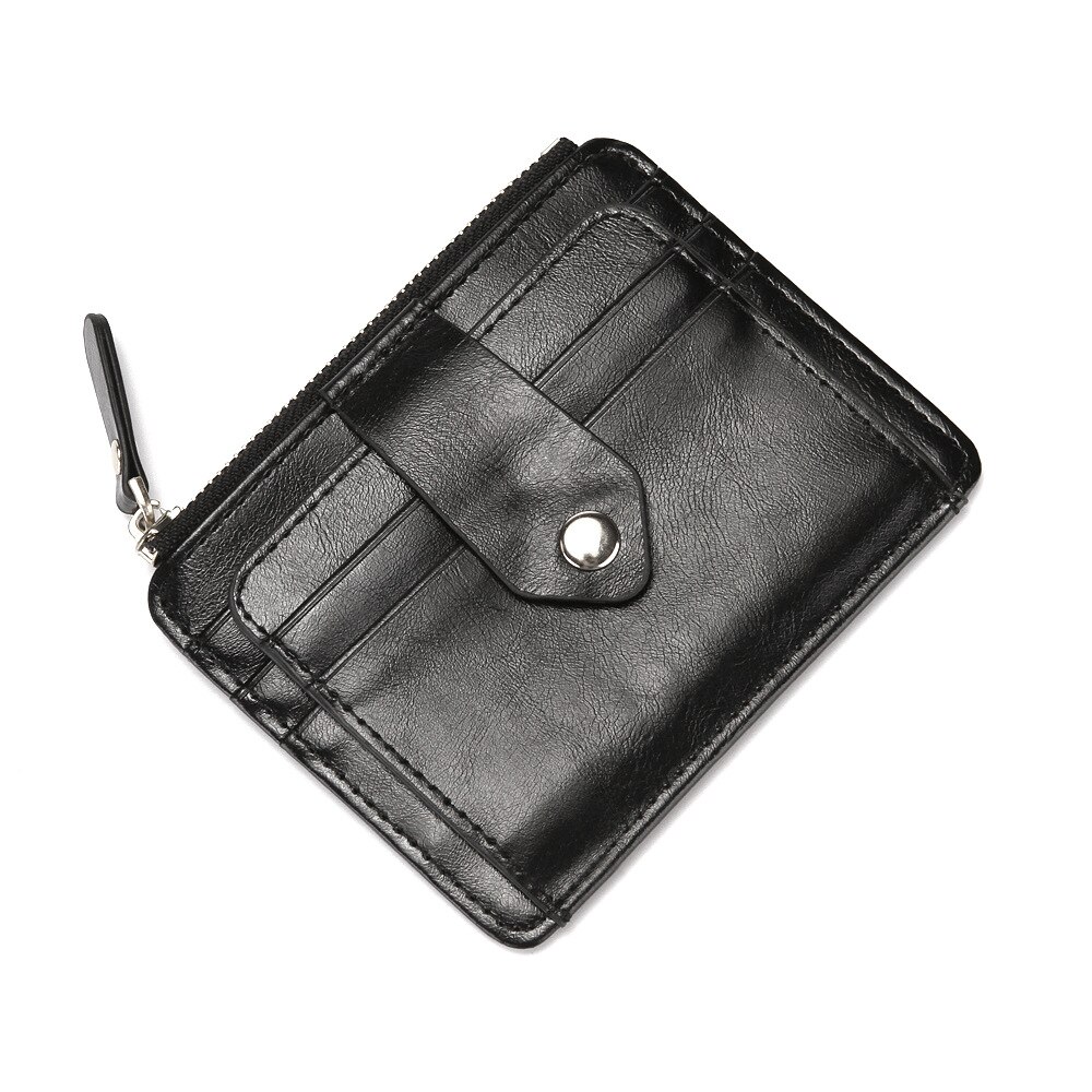 2022 nuovo portafoglio piccolo porta carte di credito multi-card pacchetto moda PU funzione cerniera custodia ultrasottile per Organizer borsa portamonete Unisex