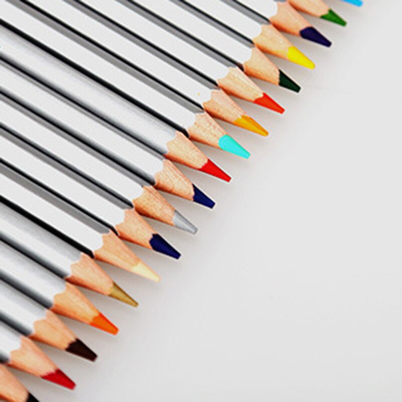 72 Kleuren Olie Kleur Potlood Raffine Fine Art Lapis De Cor Professionele Pastille Gekleurde Schetsen Tekening Potloden