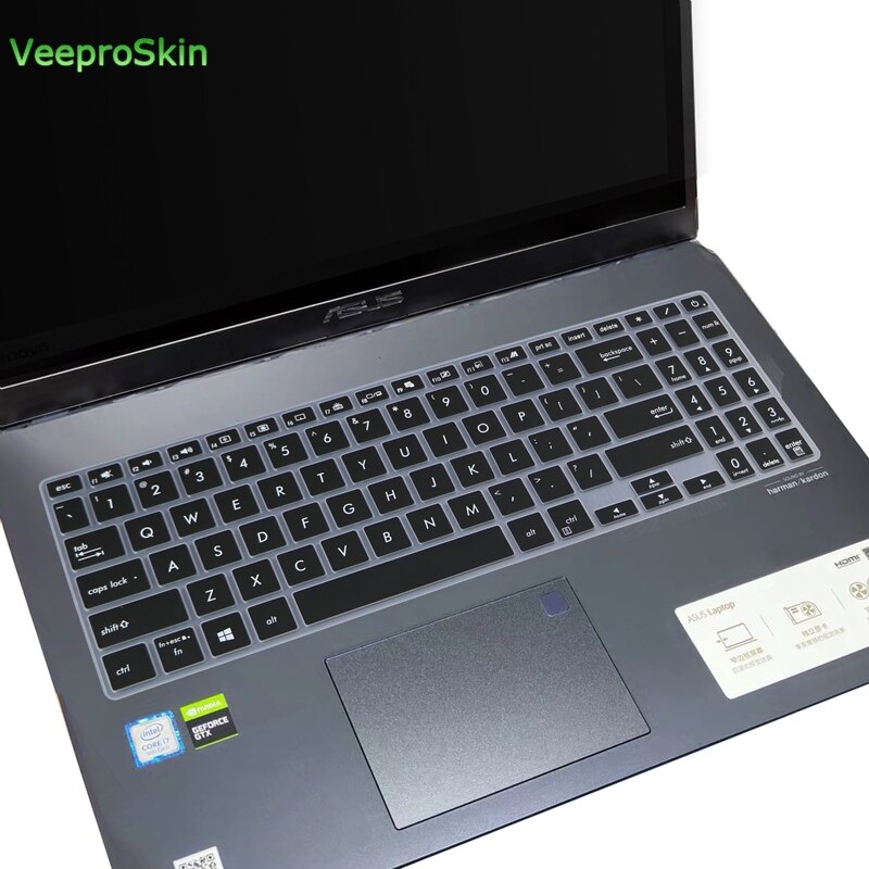 Laptop Keyboard protector skin Cover For ASUS VivoBook S15 S532 VX60 S532FL S532F S531 S531FL S531F S 531 F FL: black