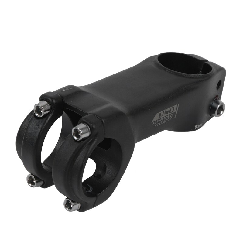 UNO Brand Ultralight Bike Stem -7 Degree MTB Road Bicycle Stem 31.8mm 70-120mm Cycling Pars Bicycle Handlebar Extender Bike Stem