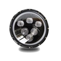 7"Round Motorcycle Headlight LED High Low Beam Lamp for BMW R1200 R Nine T Motorcycle: 1