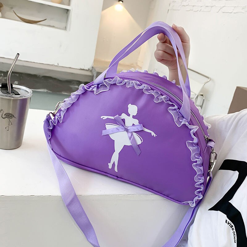 Ruoru Ballett tanzen Taschen Spitze Handtasche Wasserdicht Prinzessin Tasche Frauen Mädchen Ballett Tanz Mädchen tanzen Rucksack Ballett Tasche Handtasche