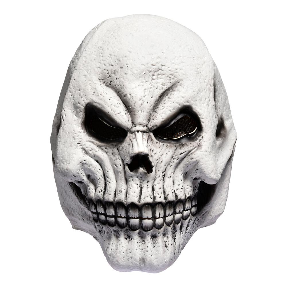 Máscara de calavera con cabeza de mandíbula móvil para Halloween, máscara de látex, mascarada de terror, tocado de esqueleto para Halloween, utilería de terror