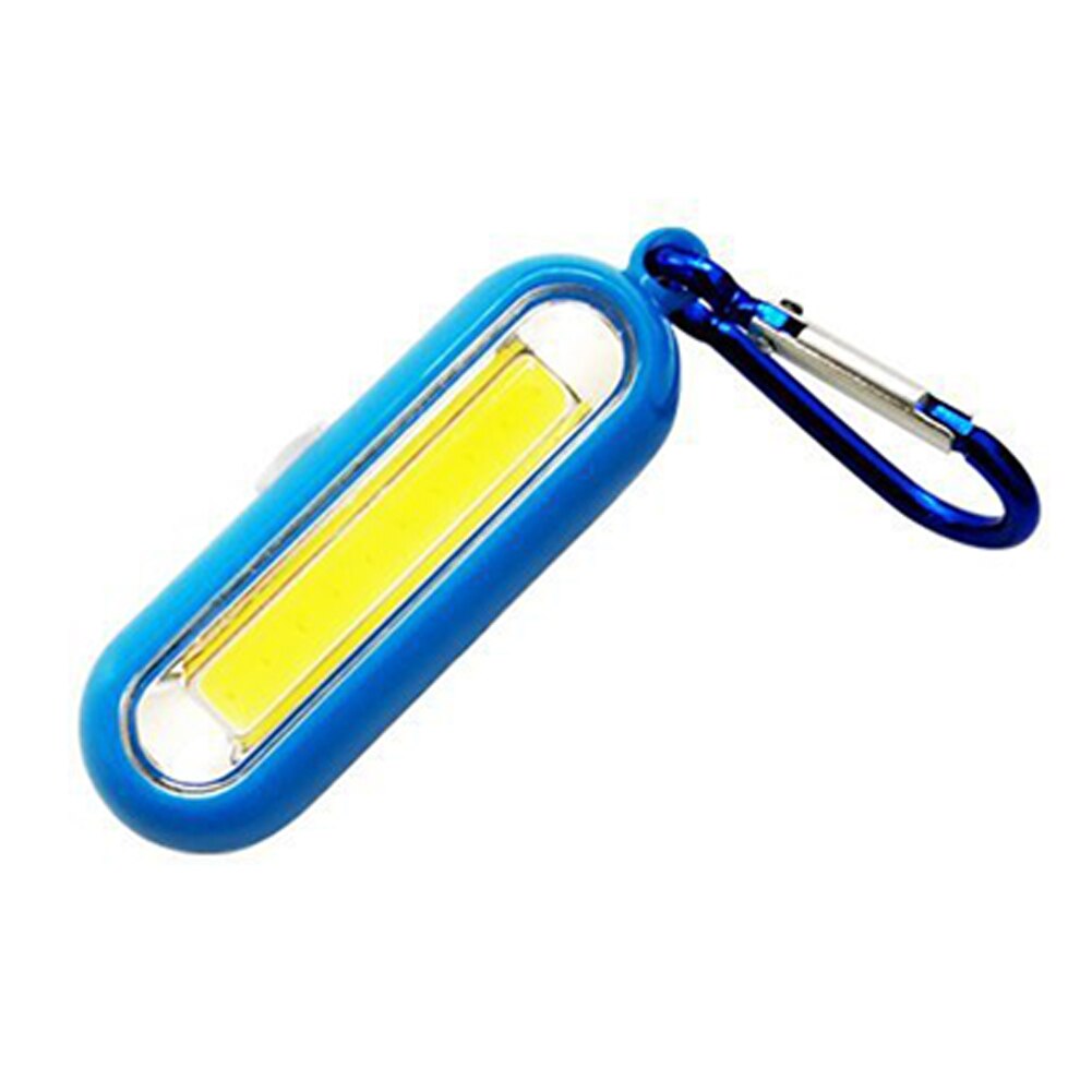 Arrivials bærbar camping mini cob led led lommelygte nøglering praktisk lys lampe karabinhage camping udendørs