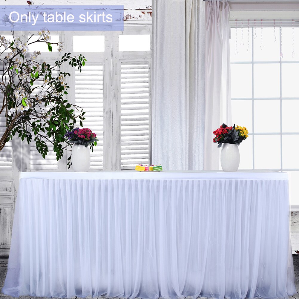 Waterproof Table Cloth 6/9/14ft Table Skirt Cover ... – Grandado