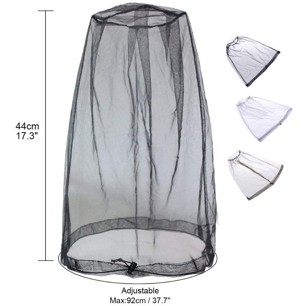 3pcs Beekeeping Gauze Anti Mosquito Headgear Mesh Hat Head Face Protector To Avoid Bug Bee Insect Outdoor Headgear Camping