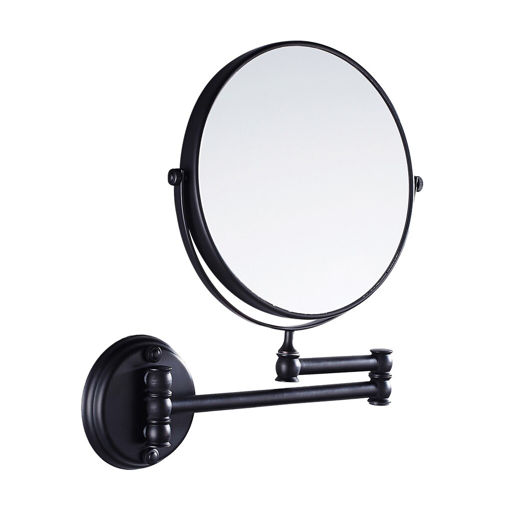Bath Mirror Cosmetic Mirror Bathroom Wall Mounted Magnifying European Dual Side Arm Extend 2-Face Adjustable Makeup Mirror