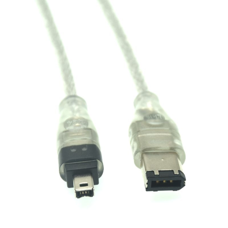 1.5M FireWire 4P/6P 6pin to 4Pin IEEE 1394 iLink Adapter Cable Cord Wire Lead High Speed 150cm 5ft