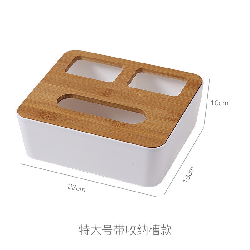 Tissue Box Wooden Cover Toilet Paper Box Solid Wood Napkin Holder Case Simple Stylish Tissue Paper Dispenser Home Car Organizer: F