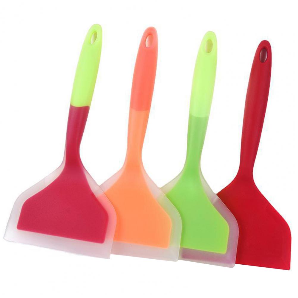 Silicone Spatula Lightweight Kitchen Accessory Silicone Beef Meat Egg Kitchen Wide Scraper Pizza Shovel Baking Spatula Tool