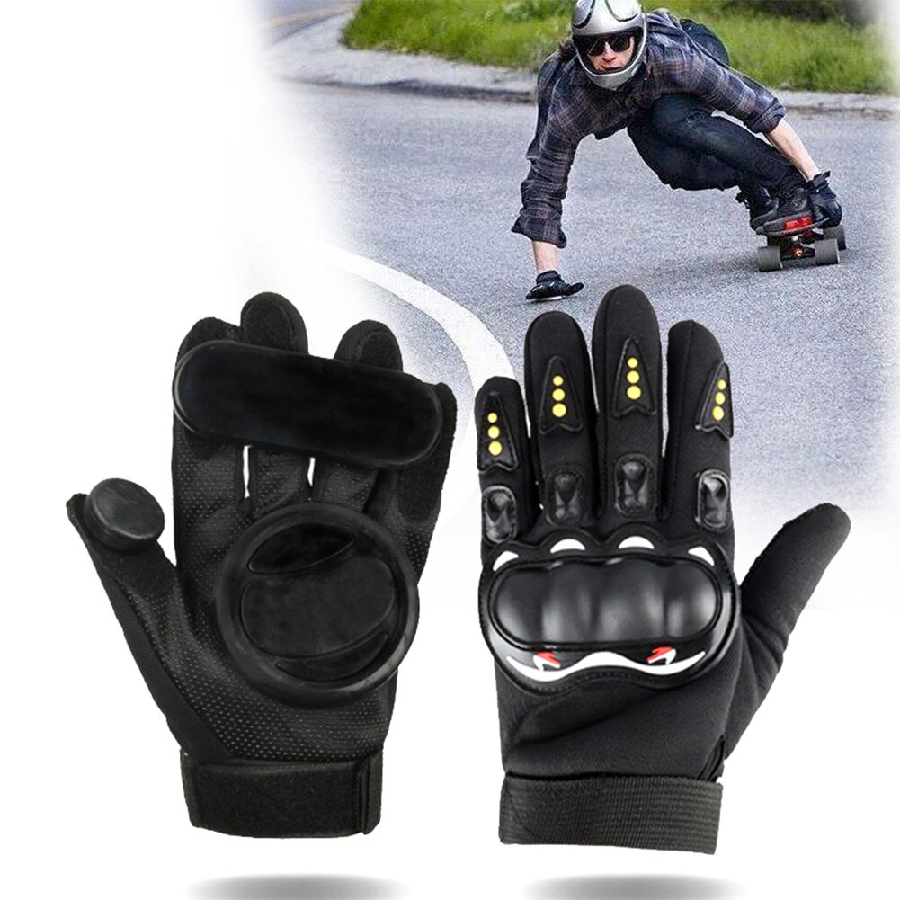 Guantes de bloque deslizante para Longboard, freno para monopatín, freno de derrape, guante de giro para ayudar a frenar y bailar a la deriva