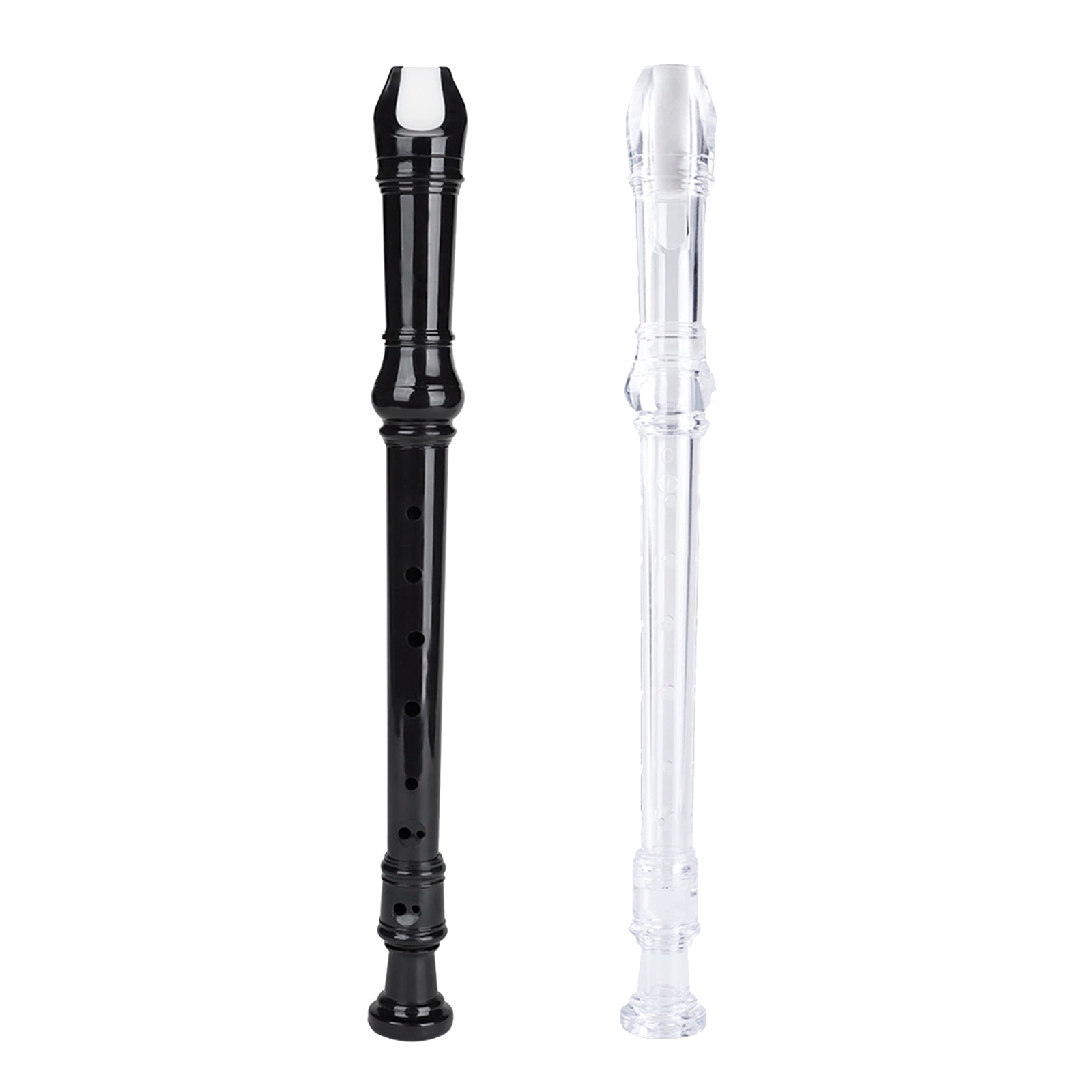 Enregistreur Soprano 8 trous 8 trous clé de G Instrument de musique descendante avec tige de nettoyage pour Beignner