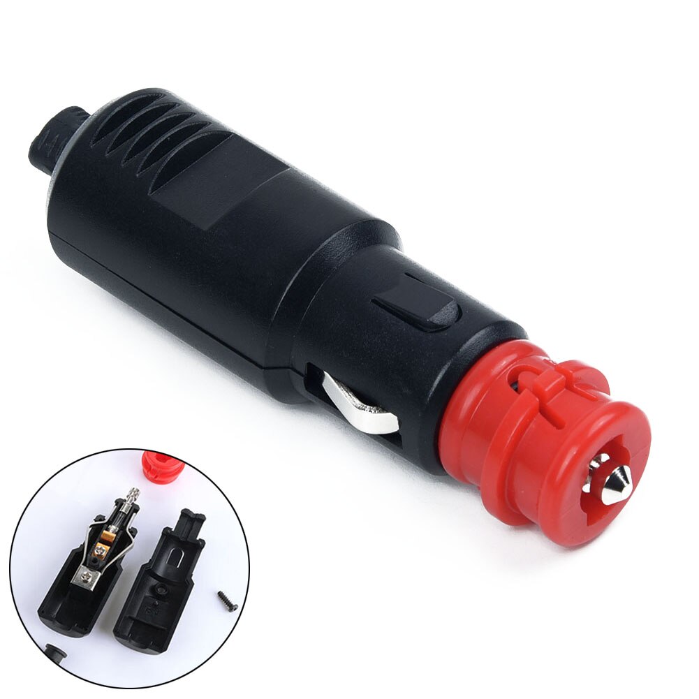 Auto Voertuig Adapter Mannelijke Socket Sigarettenaansteker Plug 8A 12V 24V 1Pcs Deel Vervangt