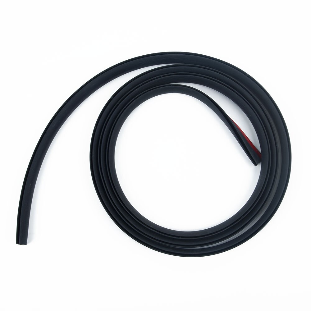 Front Verzegeld Strip Voorruit Panel Trim Universele Zwarte Auto Plastic Rubber 2M