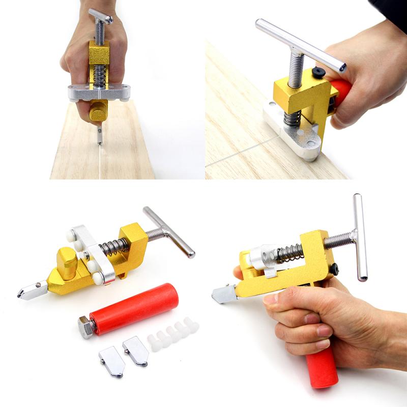 2 In 1 High-strength Glass Cutter Tile Handheld Multi-function Portable Opener Home Glass Cutter Diamond Cutting Hand Tools