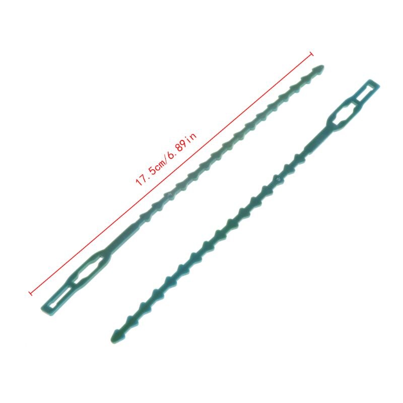 2Pcs Garden Plastic Plant Cable Tied Adjustable Tree Climbing Support Supplies N1HA