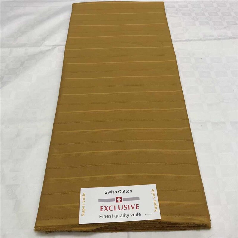 Grey Nigerian Men Fabrics Nigeria Style Atiku 100% Swiss Cotton Fabric 5 yards White African Atiku Lace Material For Man Garment: Color6