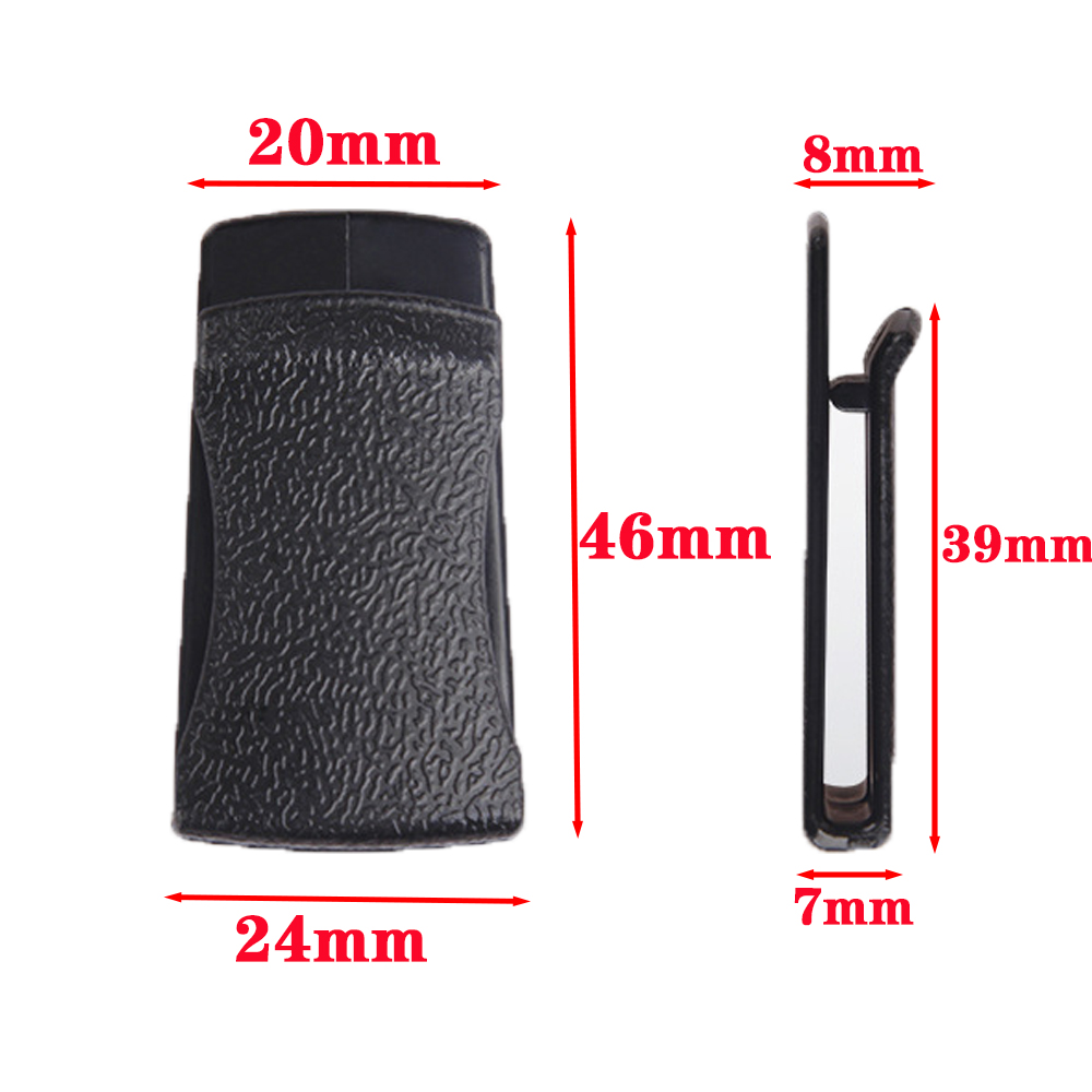 2 Stück Auto-Sonnenblende, Brillenverschluss, Clip-Halfter, Auto, schwarz, Armaturenbrett-Tür, selbstklebende Clips für Sonnenbrillen, Brillen, Ticketkarten