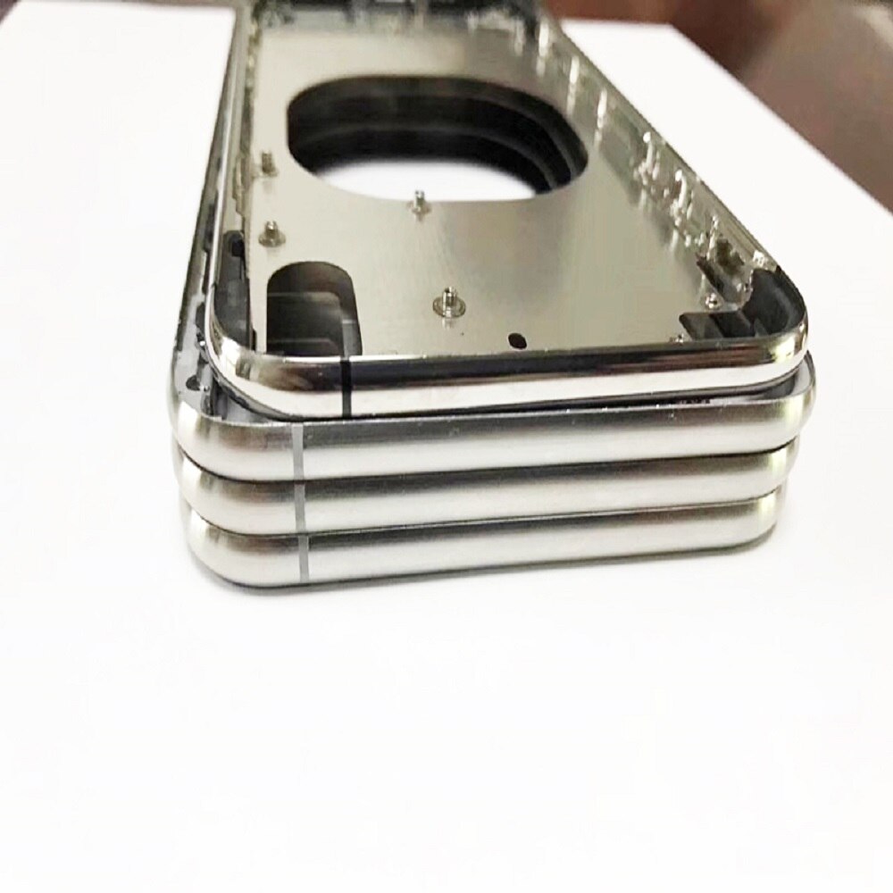 til iphone 8 8 Plus x xr bakhus midtramme ramme chassis med sideknapp nøkkelsett reparasjon erstatning