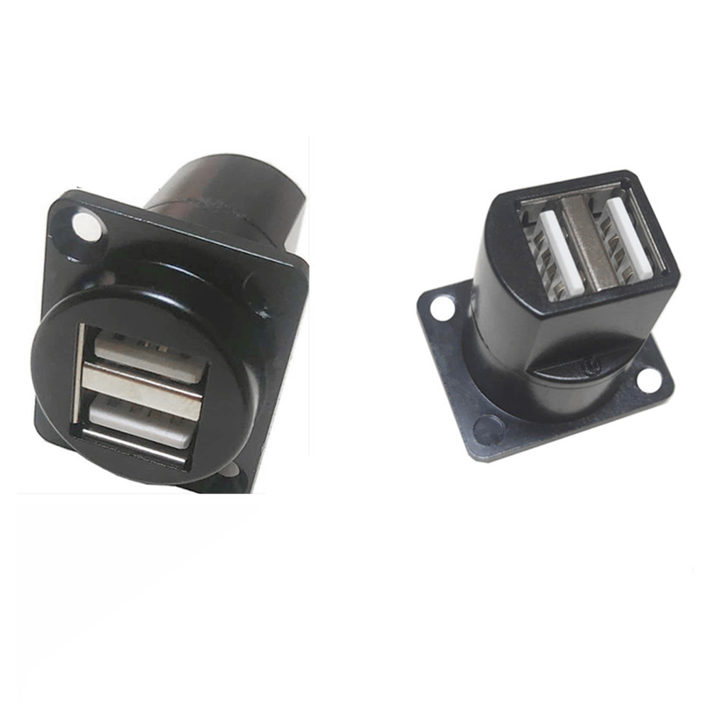 D Type Chassis USB 2.0 3.0 Connector Type C Female to Female USB-C Converter Adapter Type-C Panel Mount DIY Jack: Ivory