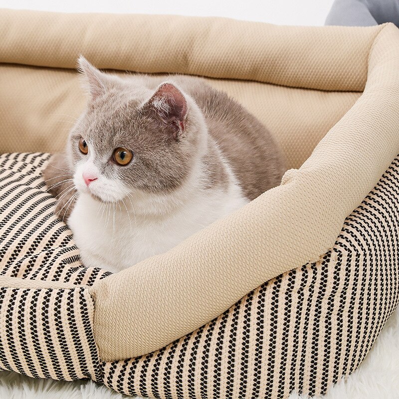 Pet House Mat Dog Bed Sofa Kennel Cat Nest Puppy Couch For Small Large Dogs All Seasons Teddy Chihuahua Bulldog Labrador Bedding