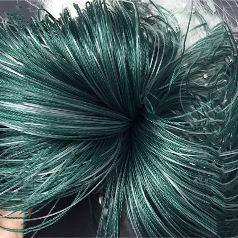 95m long 2m width 8X8 CM Fishing Net 3 layer Fishing Gill Network With Float Outdoor Sport Fish Gillnet Trap Fishing Gear